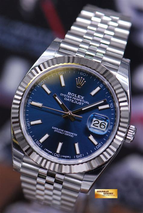 rolex datejust light blue dial|Rolex oyster perpetual Datejust 41.